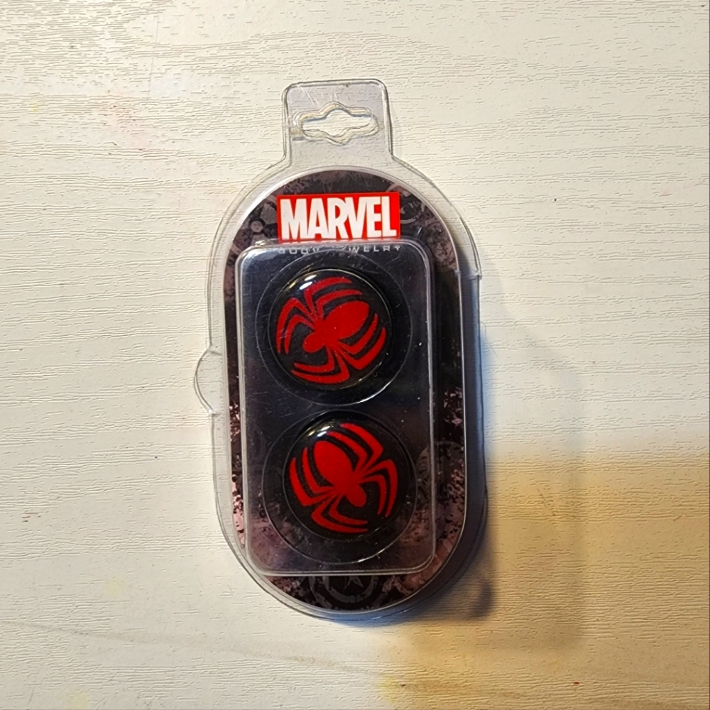 Spider man ear plugs.